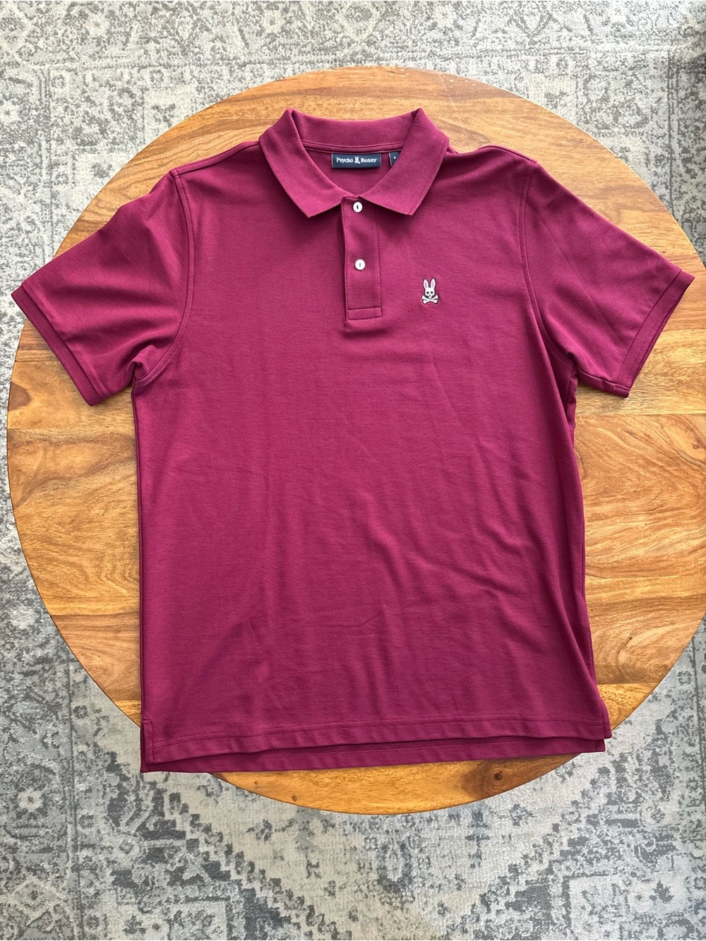 Men’s Psycho Bunny Plum Polo Shirt